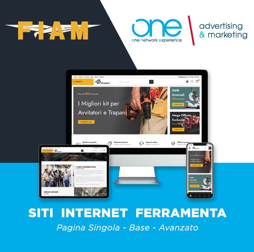siti ecommerce ferramenta fiam one locandina